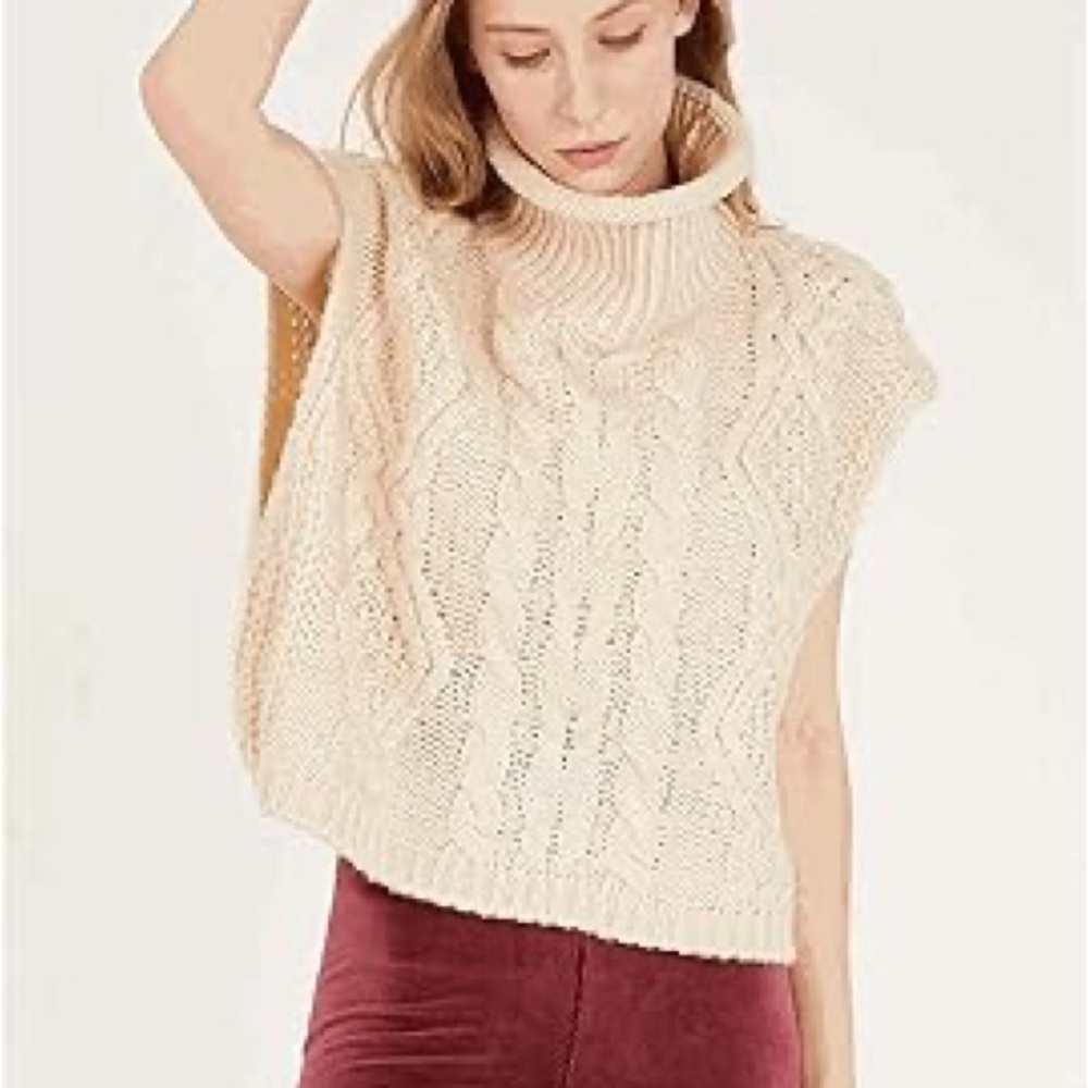 STORETS sleeveless turtleneck sweater